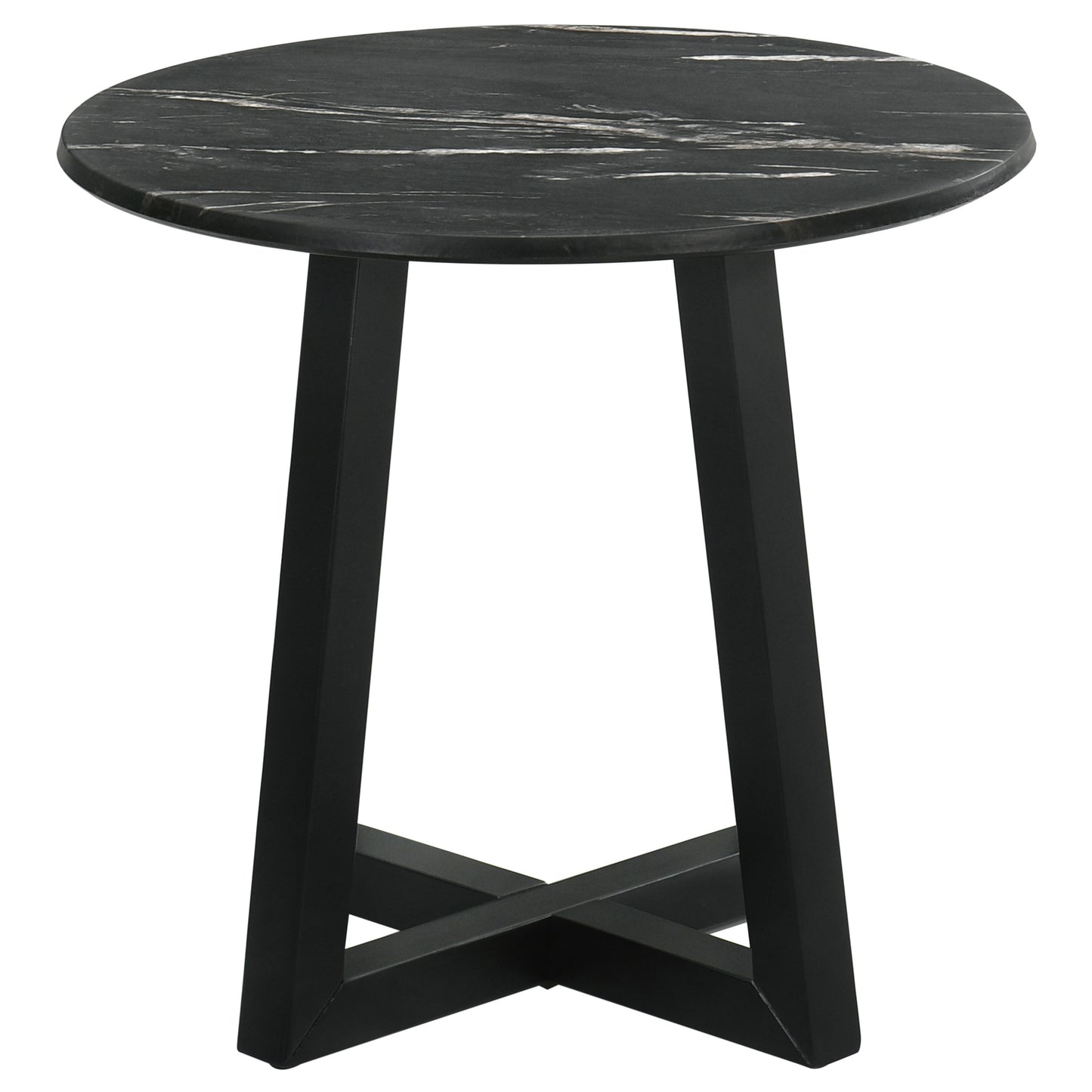 cosmo 2-piece smarttop coffee and end table set black