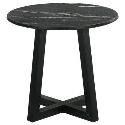 Cosmo 2-piece SmartTop Coffee and End Table Set Black