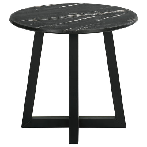 Cosmo 2-piece SmartTop Coffee and End Table Set Black