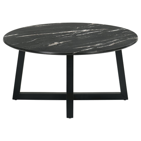 Cosmo 2-piece SmartTop Coffee and End Table Set Black