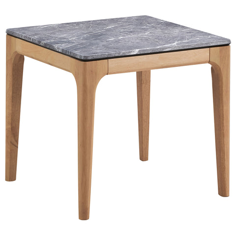 Odessa Square SmartTop Side End Table Grey and Light OakGrey