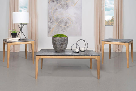 Oswego 3-piece SmartTop Coffee and End Table Set Grey