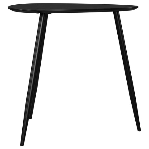 Elmbrook 2-piece Triangular Coffee and End Table Set Black