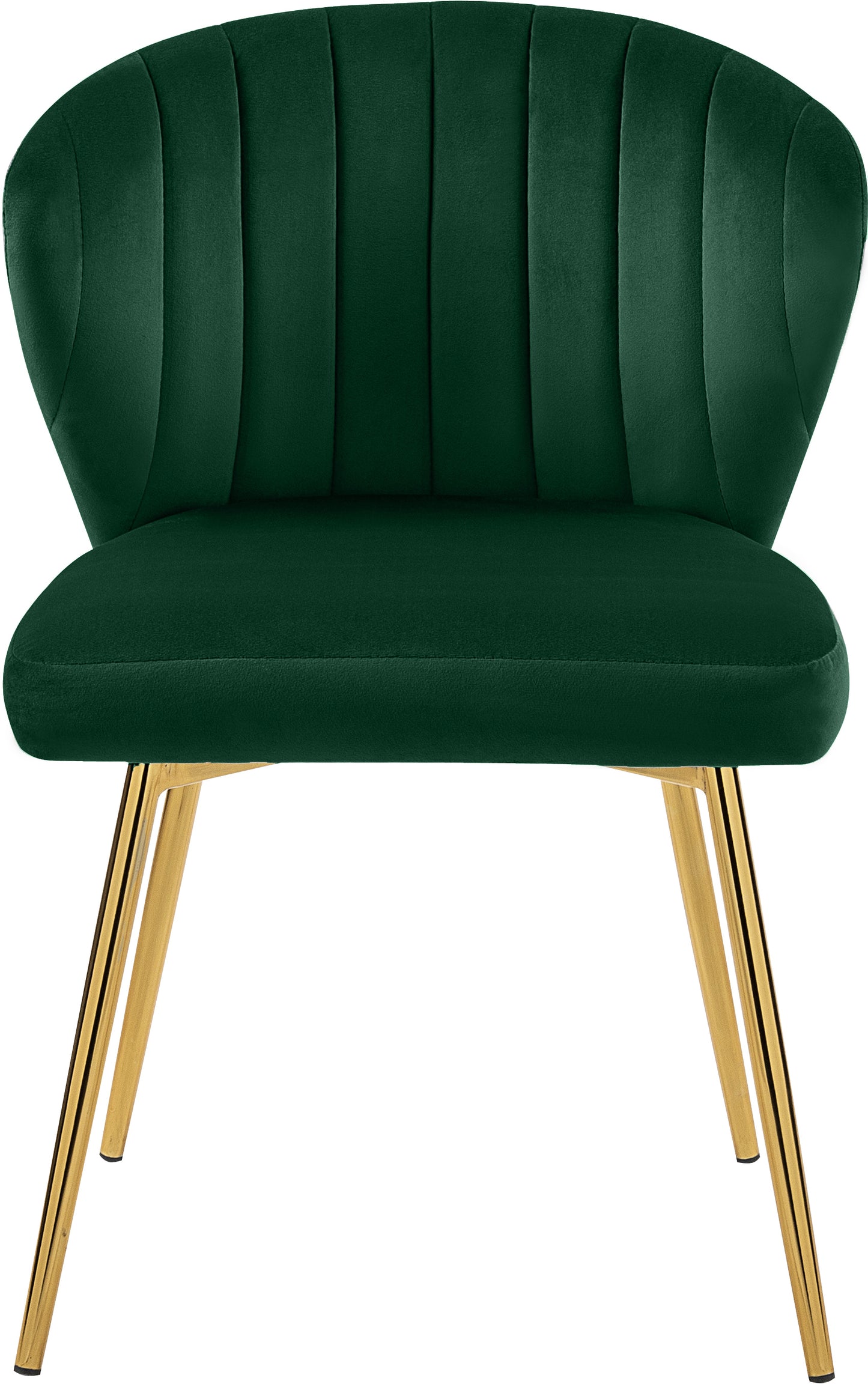 geri green velvet dining chair green