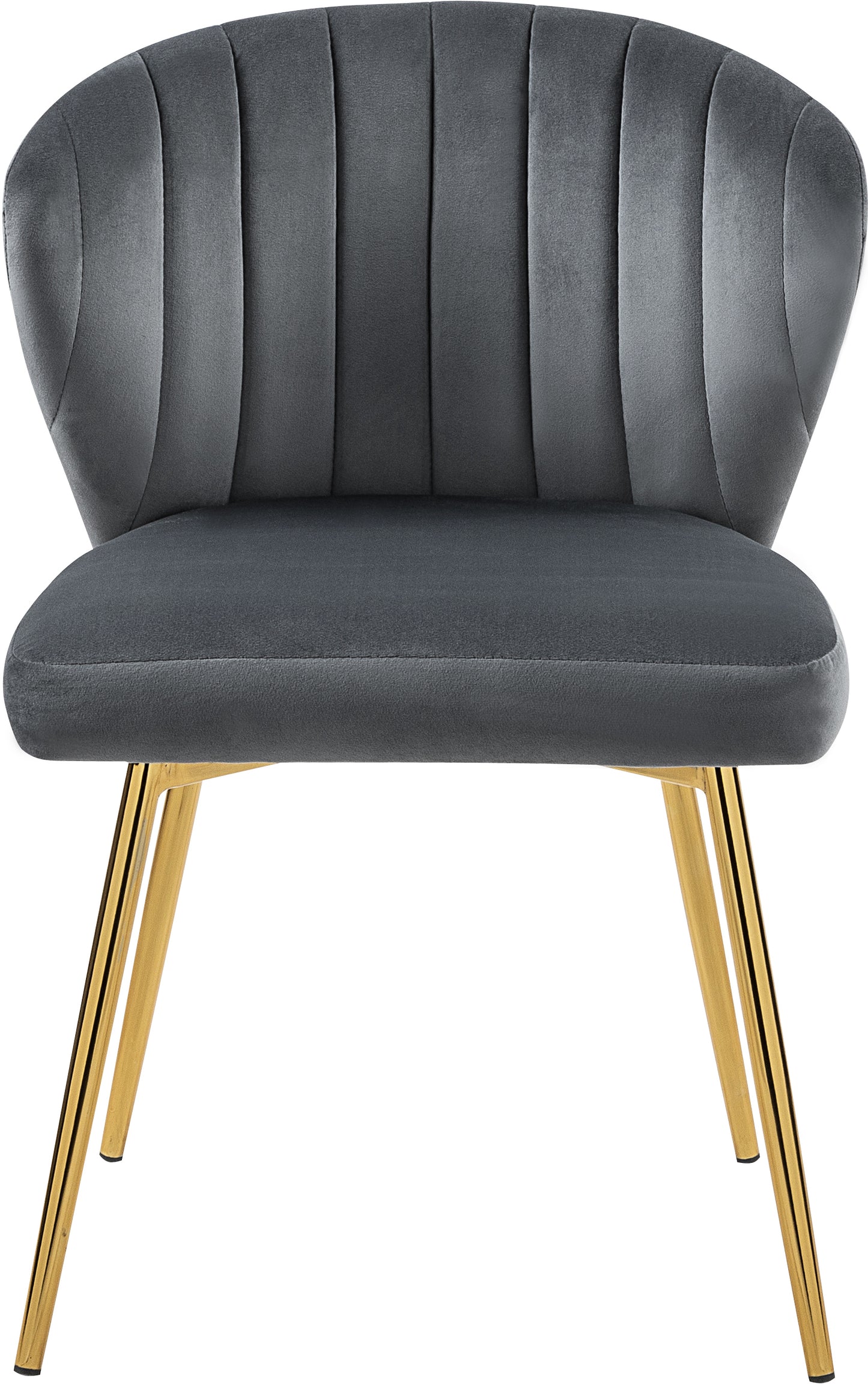 geri grey velvet dining chair grey