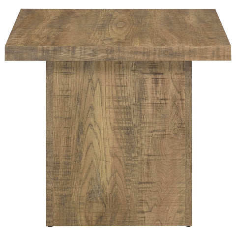 Windrose Square Engineered Wood End Table Mango BrownMango