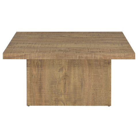 Windrose Square Engineered Wood Coffee Table Mango BrownMango