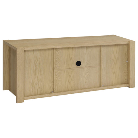 Blaire 60-inch 2-door TV Stand Media Console Light Oak
