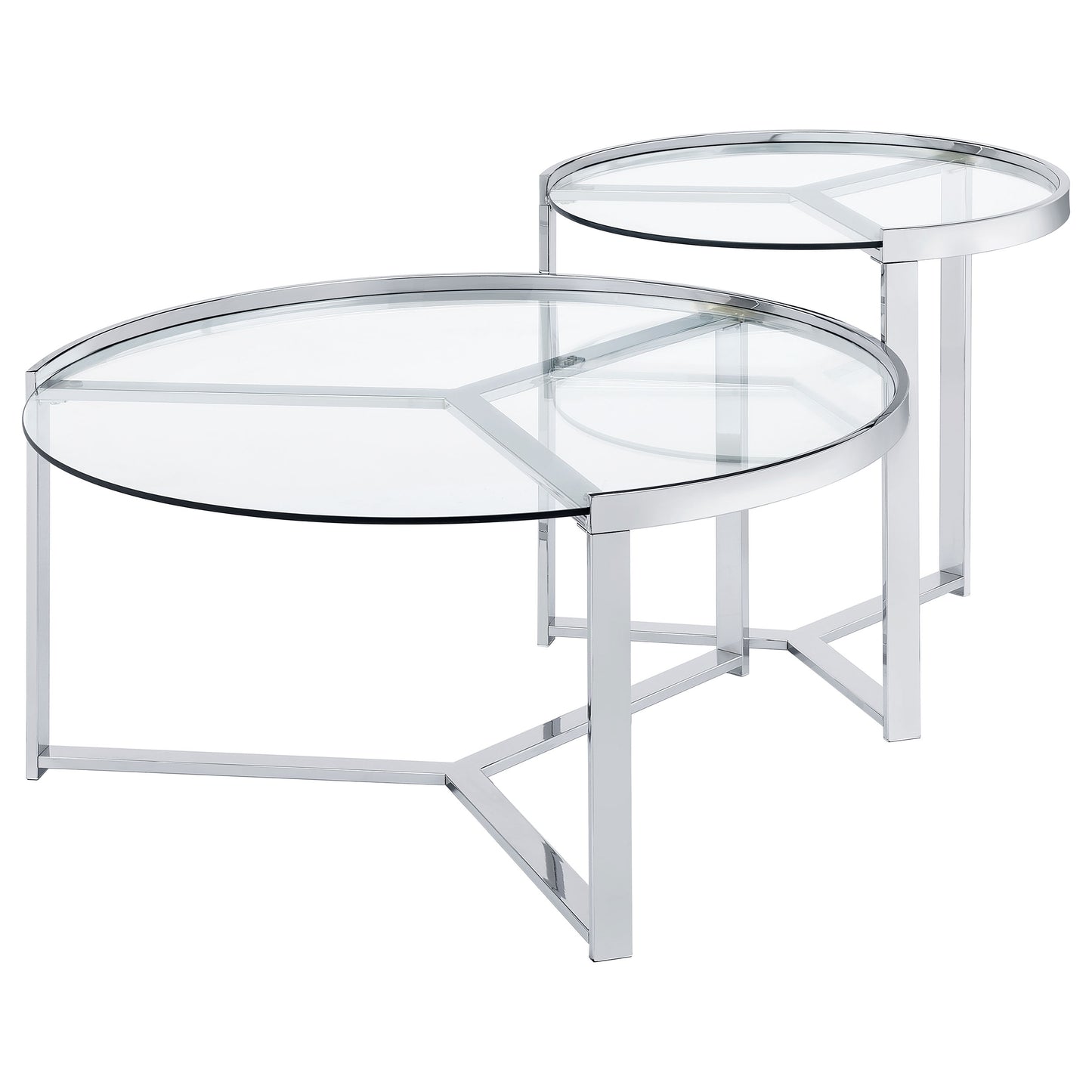 2 pc nesting coffee table