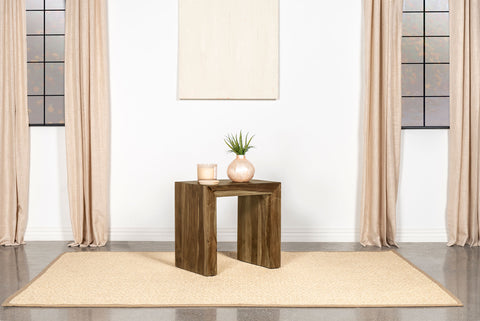 Owens Rectangular Solid Wood End Table AuburnAuburn