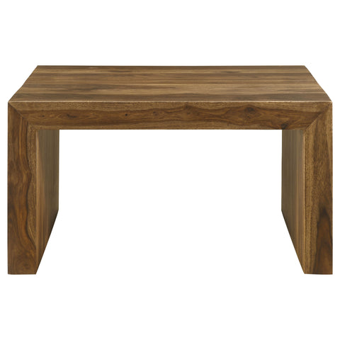 Gillian 2-piece Solid Wood Coffee and End Table Set Auburn