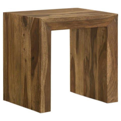 Gillian 3-piece Solid Wood Coffee and End Table Set Auburn