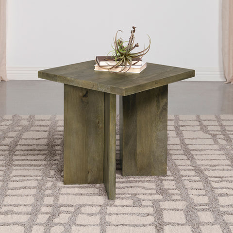 Westerly Square Solid Wood End Table Mango BrownMango Brown