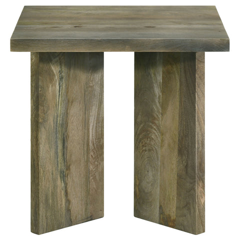 Westerly Square Solid Wood End Table Mango BrownMango Brown