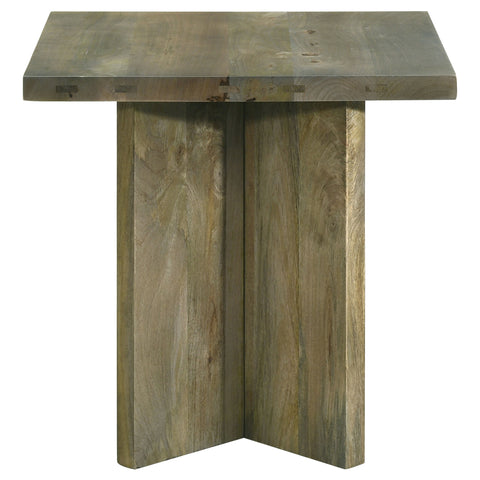 Serene 2-piece Coffee and End Table Set Mango Brown