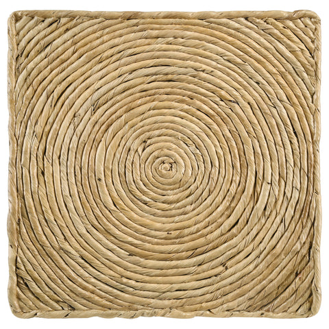 Astoria Woven Rattan Round Side End Table Natural BrownNatural
