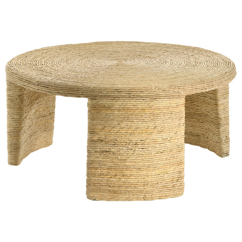 Calla 2-piece Rattan Coffee and End Table Set Natural
