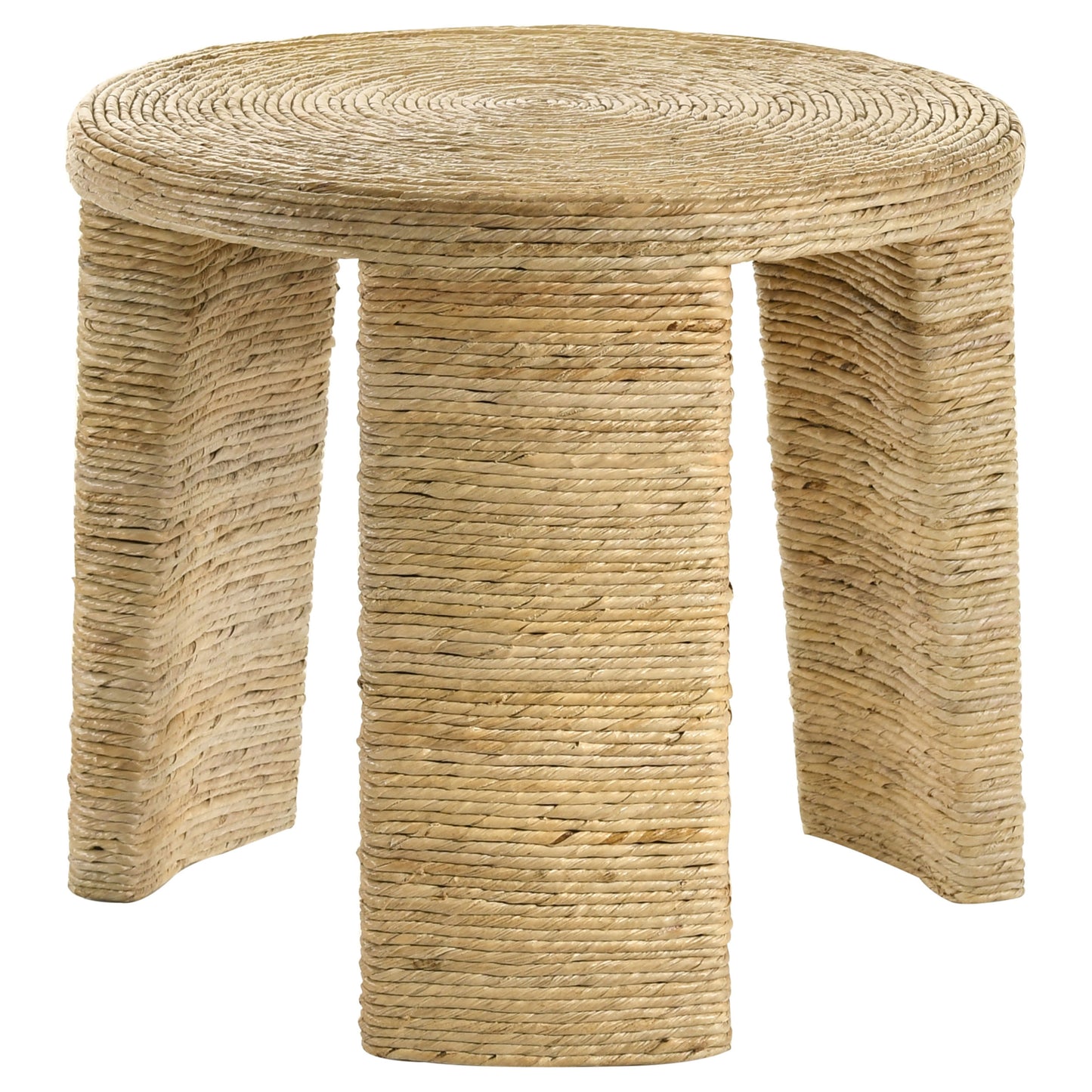 calla 3-piece rattan coffee and end table set natural