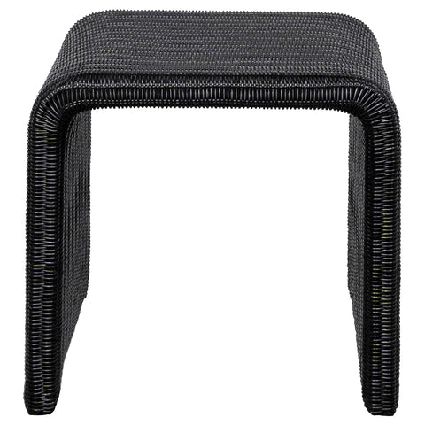 Cara 3-piece Rattan Coffee and End Table Set Black