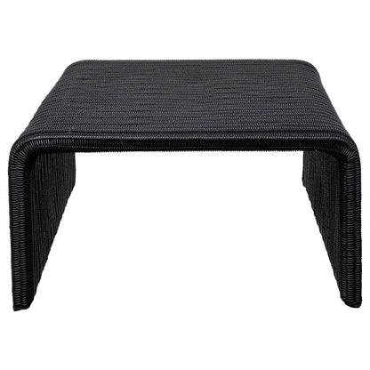 Cara 3-piece Rattan Coffee and End Table Set Black