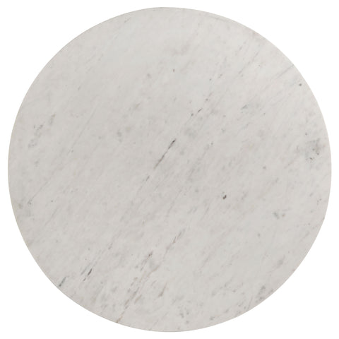 Lavon 2-piece Marble Coffee and End Table Set White