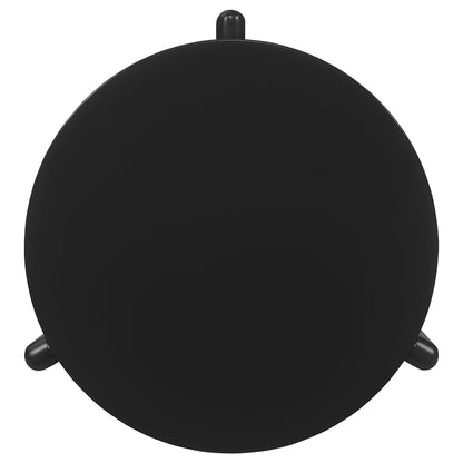 Lynette 3-piece Solid Wood Coffee and End Table Set Black