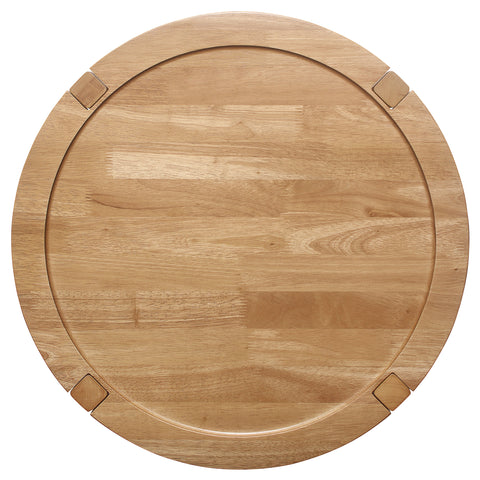 Trini 2-piece Round Coffee and End Table Set Maple