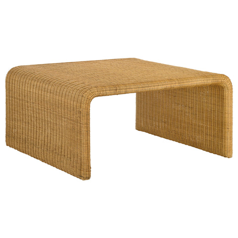 Samson Square Woven Rattan Coffee Table NaturalNatural
