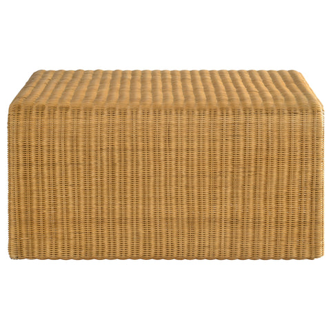 Samson Square Woven Rattan Coffee Table NaturalNatural