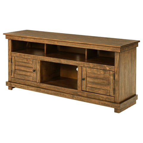 Birdie 60-inch TV Stand Media Console Distressed BrownDistressed Brown