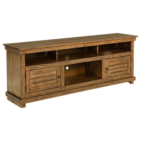 Birdie 70-inch TV Stand Media Console Distressed BrownDistressed Brown