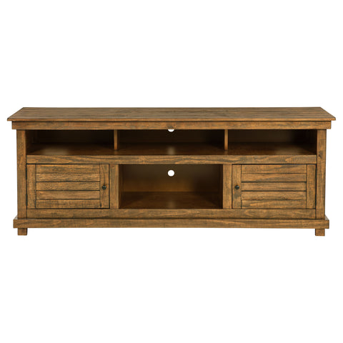 Birdie 70-inch TV Stand Media Console Distressed BrownDistressed Brown