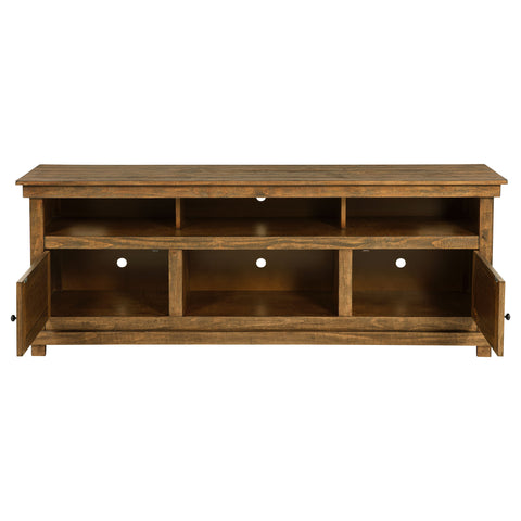 Birdie 70-inch TV Stand Media Console Distressed BrownDistressed Brown