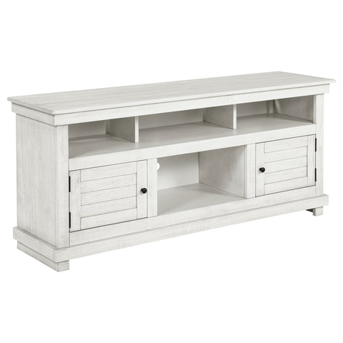 Birdie 60-inch TV Stand Media Console Distressed WhiteDistressed White