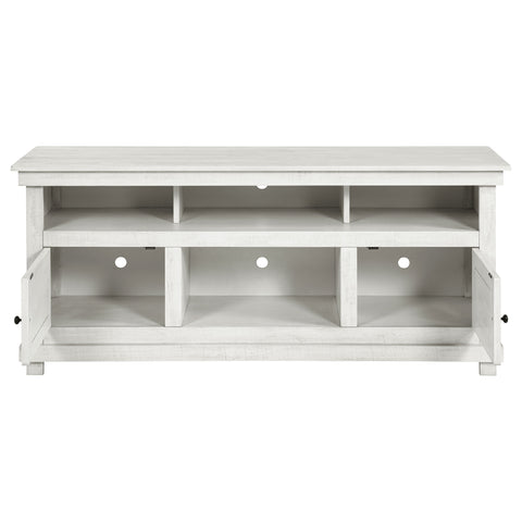 Birdie 60-inch TV Stand Media Console Distressed WhiteDistressed White