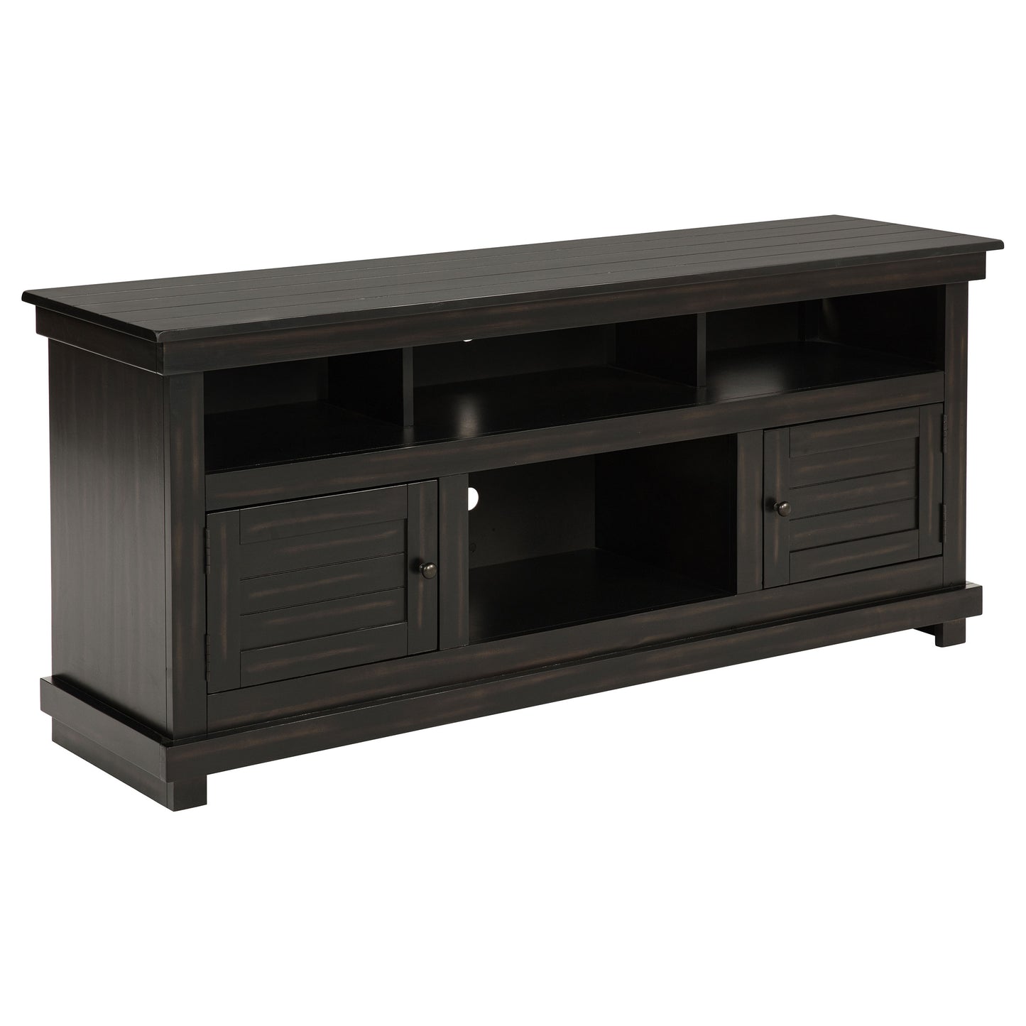 birdie 60-inch tv stand media console distressed javadistressed java