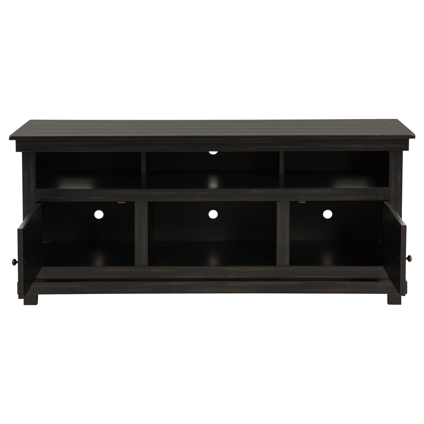 birdie 60-inch tv stand media console distressed javadistressed java