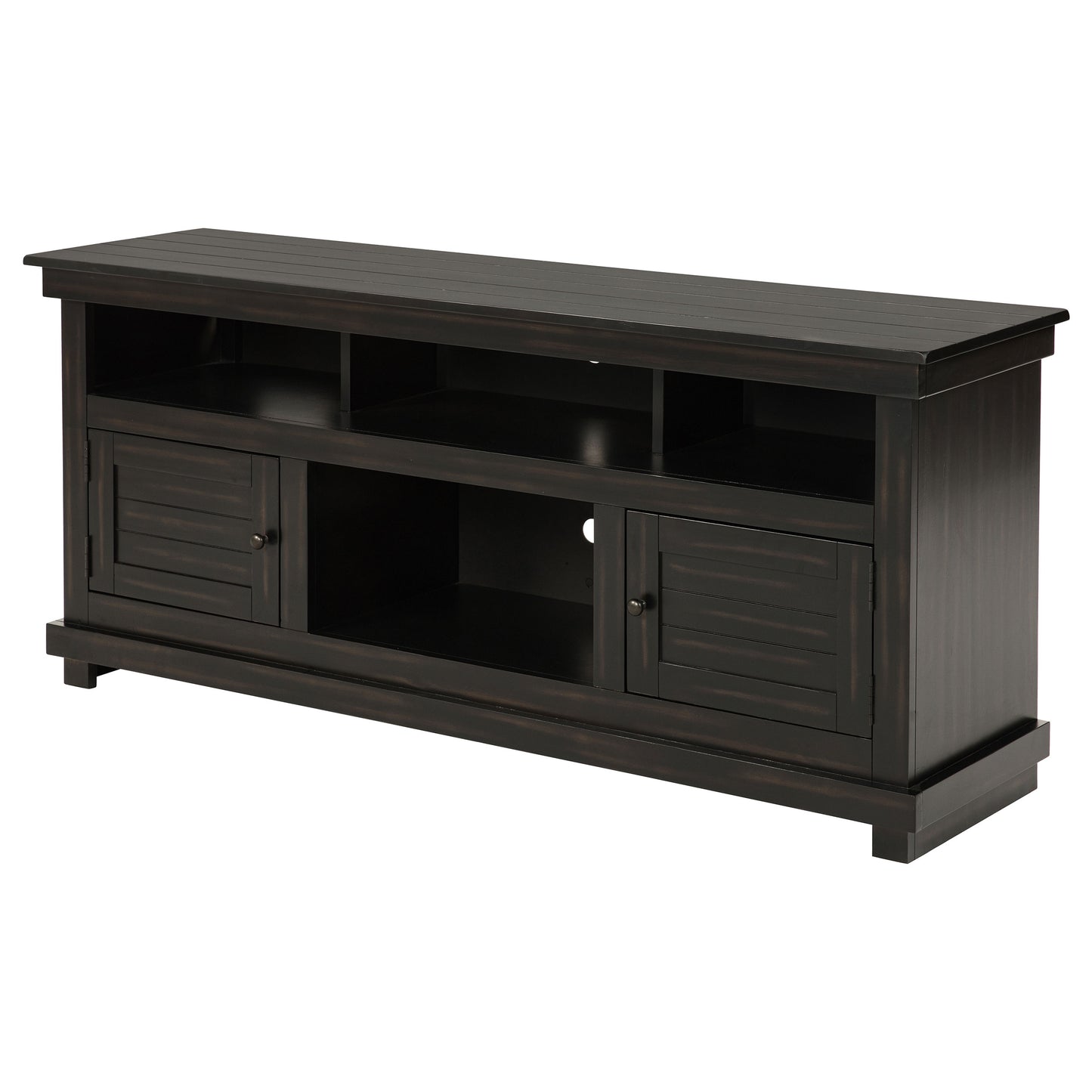 birdie 60-inch tv stand media console distressed javadistressed java