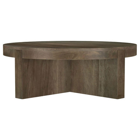 Brunson 2-piece Solid Wood Coffee and End Table Set Brown