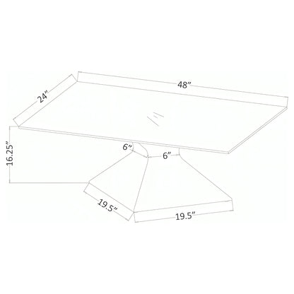 Mulberry 3-piece Rectangular Coffee and End Table Set Chrome