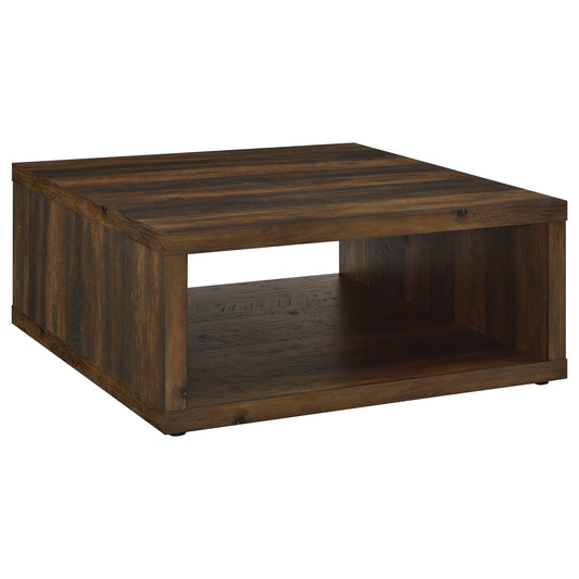 Lille Square Engineered Wood Coffee Table Dark PineDark Pine