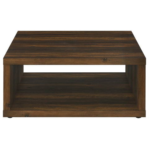 Lille Square Engineered Wood Coffee Table Dark PineDark Pine