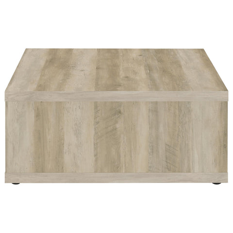 Dorian 2-piece Coffee and End Table Set Distressed Pine