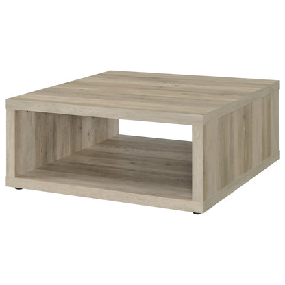 Lille Square Engineered Wood Coffee Table Distressed PineDistressed Pine
