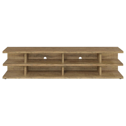 Soline 78-inch 2-tier TV Stand Media Console Mango