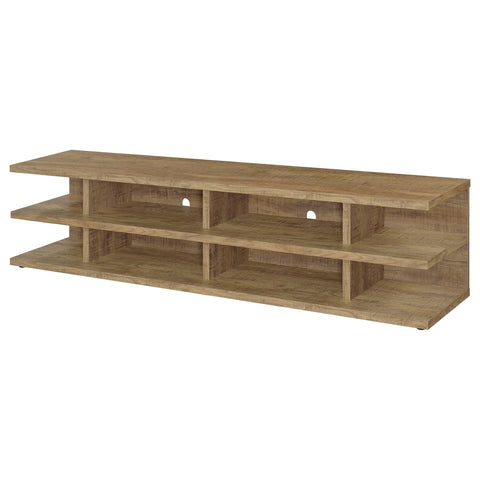 Soline 78-inch 2-tier TV Stand Media Console Mango