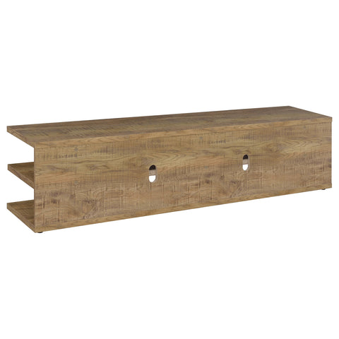 Soline 78-inch 2-tier TV Stand Media Console Mango
