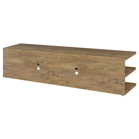 Soline 78-inch 2-tier TV Stand Media Console Mango