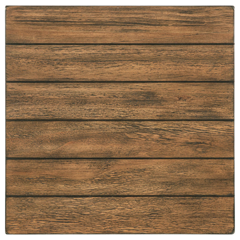 Birdie Wood End Table with Shelf Distressed BrownDistressed Brown