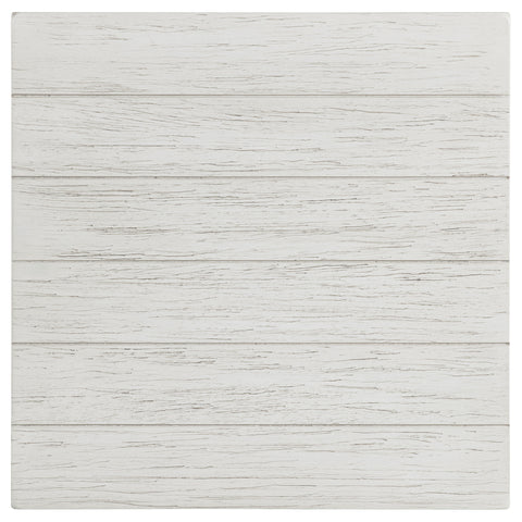 Birdie 1-drawer Wood End Table with Shelf WhiteDistressed White